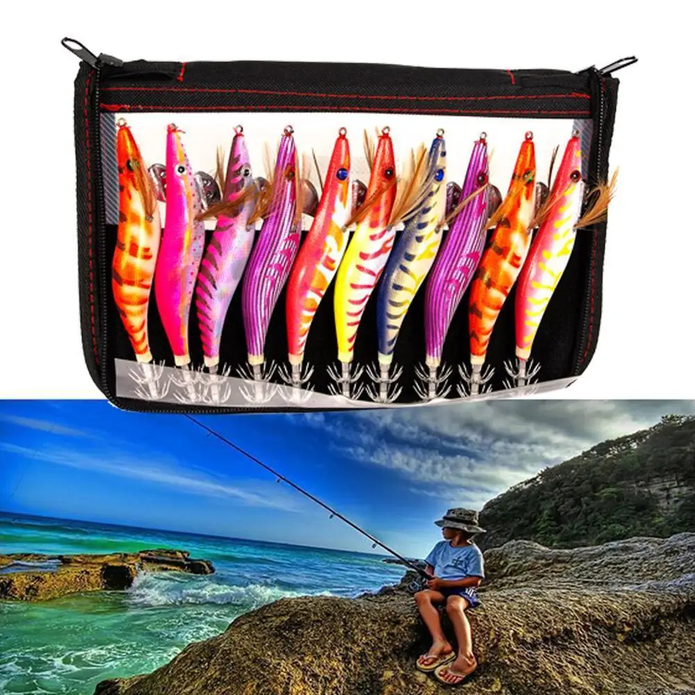 

Squid Umbrella Squid Hook Lumious Shrimp Bait Octopus Cuttlefish Jigging Wobbler Fishing Lure With Beads