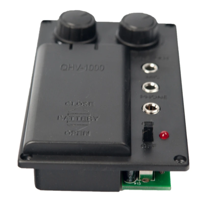 Электрический Скрипка тихий эквалайзер пикапа пьезо с наушниками и штепсельным