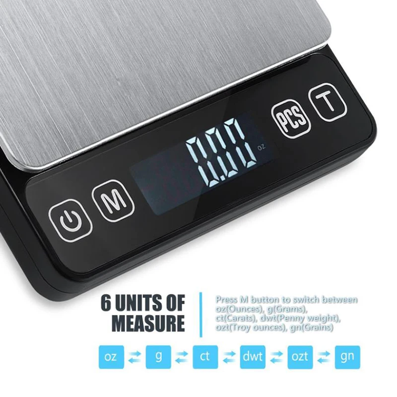 Цифровые Карманные весы 2020 г/500 г с сенсорным экраном | Инструменты