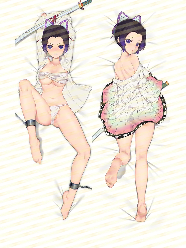 Cirno's Store-funda de almohada Original de kimetsu no yaiba, funda de almohada de cuerpo loli, kochou shinobu Dakimakura-0