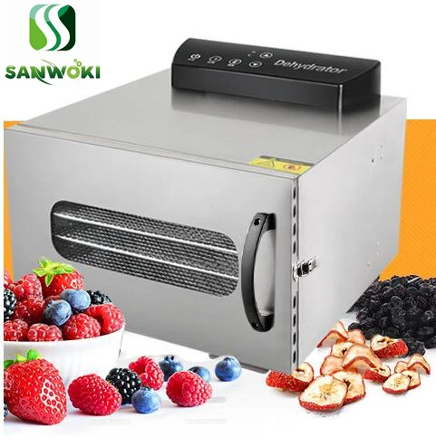 6 лотков фруктовый чай машина для сушки яблок лимонная фруктов Дегидратор