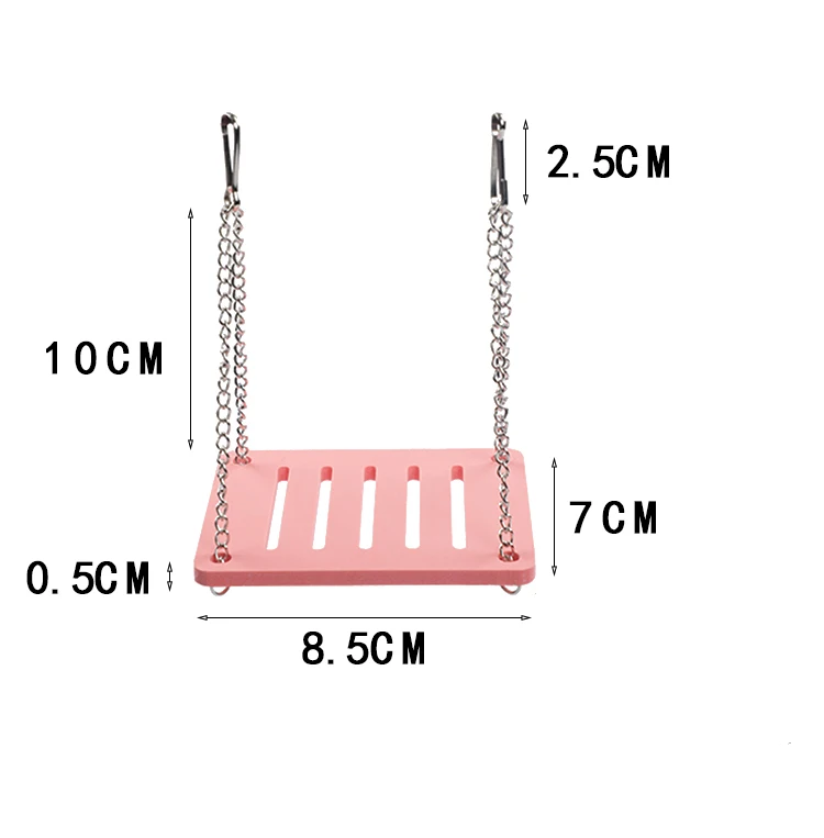 Симпатичный Хомяк-попугай маленькая подвесная кровать стряхивающийся домик
