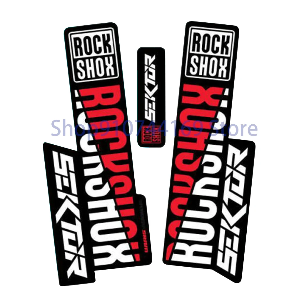Наклейки с красным принтом для rock shox sektor графические наклейки вилки велосипед 2018