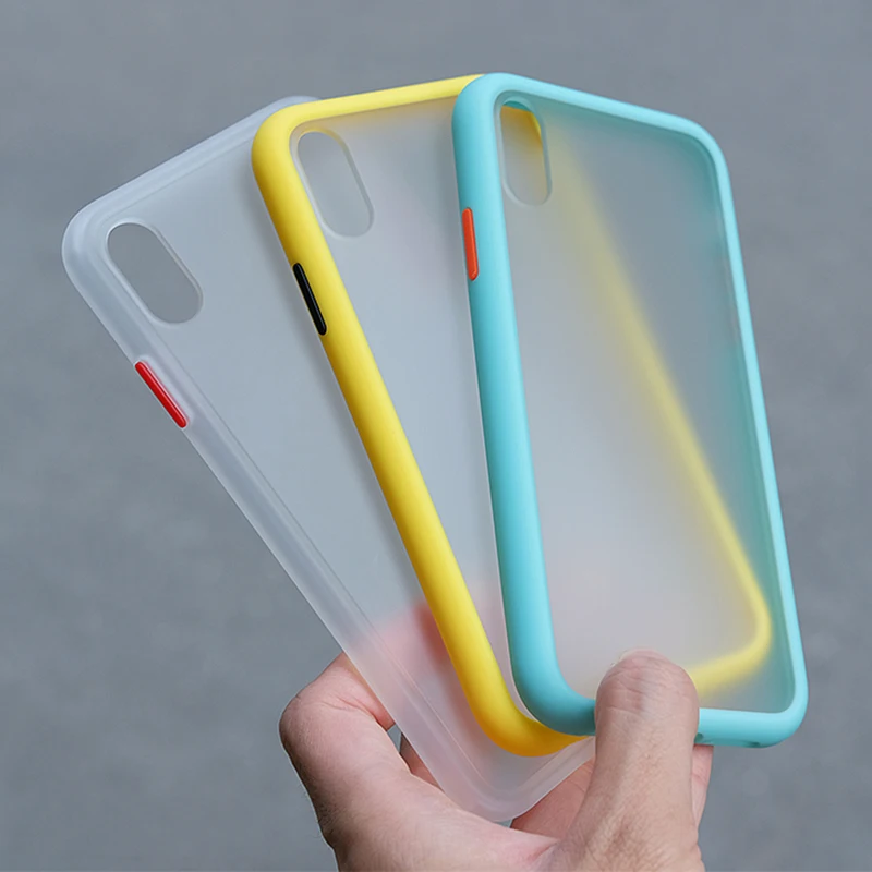 Силиконовый чехол для телефона iphone XS MAX XR 11 Pro X 6s 7 8 plus матовый анти-отпечаток