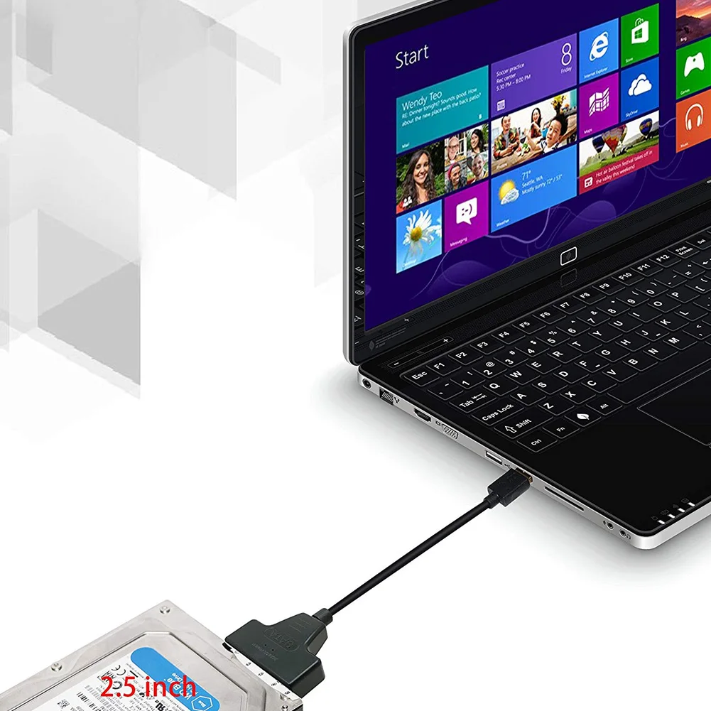 Адаптер для жесткого диска с USB 3 0 на 2 5/3 5 дюйма IDE SATA кабель передачи HDD VH99 |