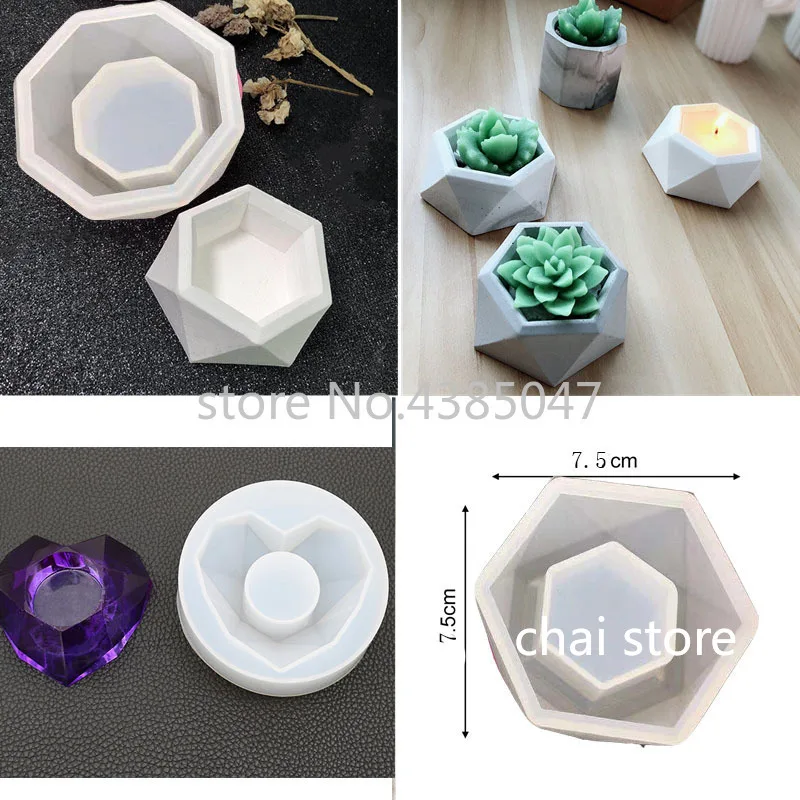 Формы для цветочных горшков высушенные формы из эпоксидной смолы ювелирные