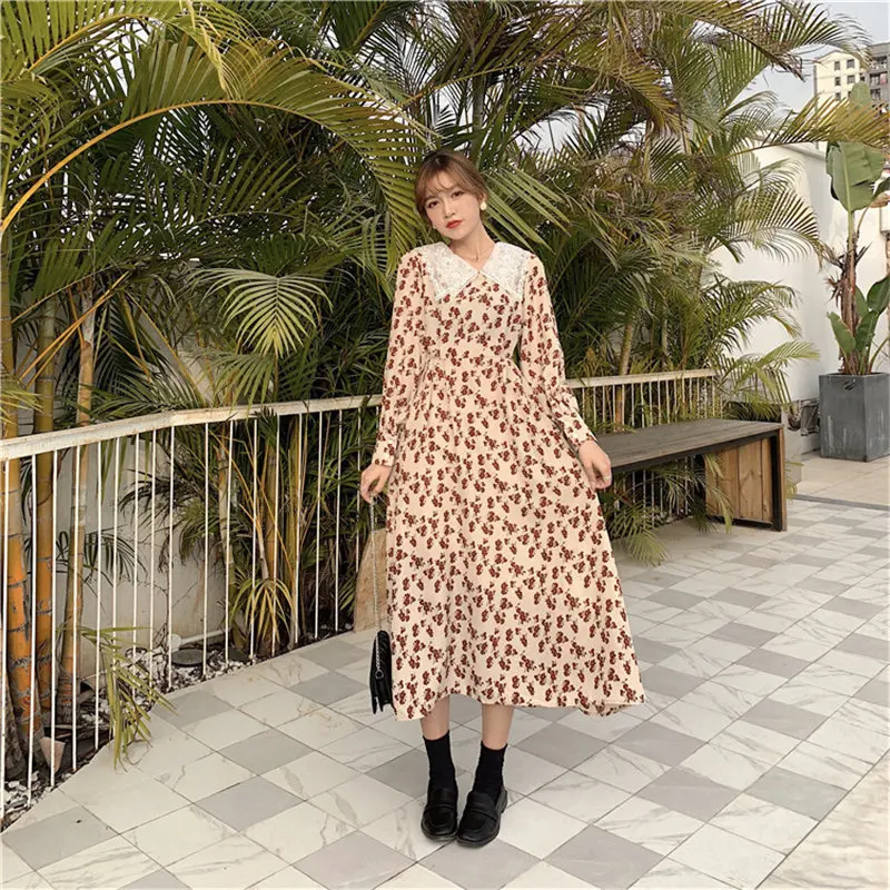 HziriP элегантное цветочное модное винтажное женское платье большого размера с