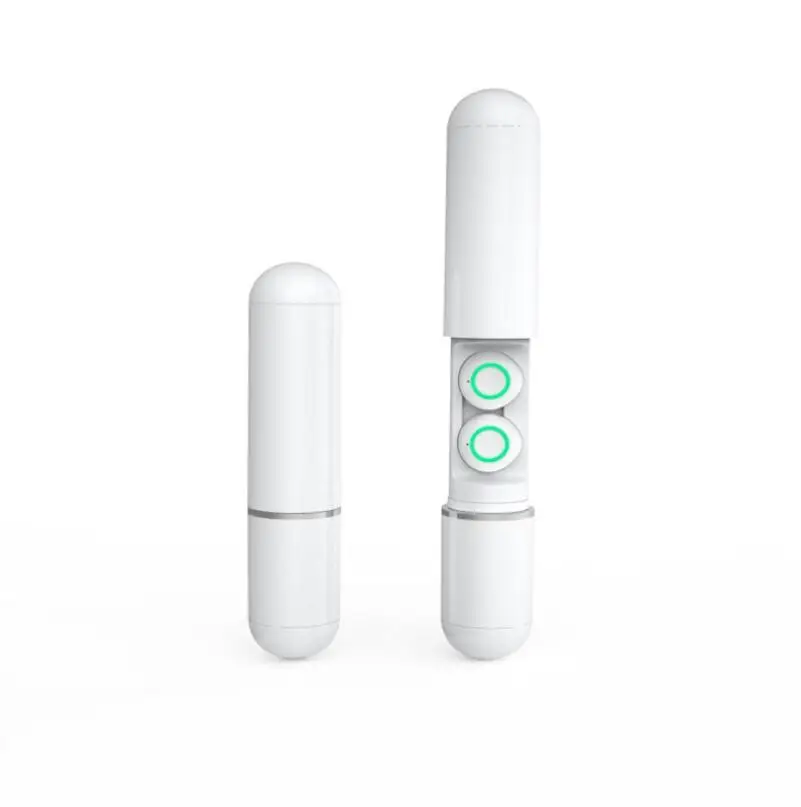 

Headphones Bluetooth Earphone with Power Bank 5.0 Ear Phones Creative TWS Waterproof Earphone Pill Shape Mini In-ear Waterproof