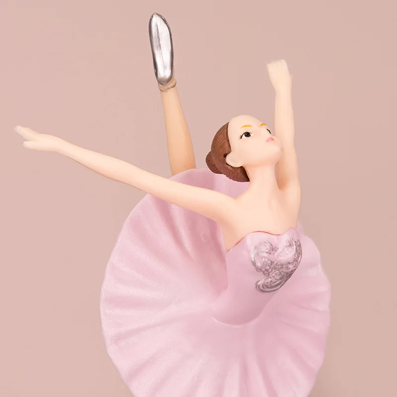 Home Showcase Decor 3pcs/set Elegant Dancing Ballet Girls Figure Toys Decoration Cake Topper Wedding Bride and Groom Cartoon toy | Дом и сад