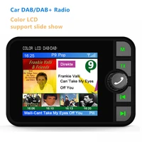 colorful display screen dab radio receiver in car stereo sound digital signal broadcast dab bluetooth compatible mp3 player