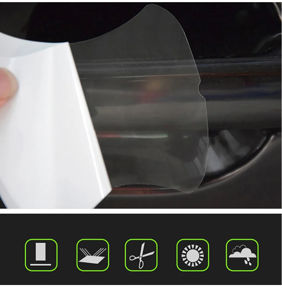 5 шт. наклейки на дверные ручки автомобиля Защитная пленка для Kia Sportage Cerato Optima k5 Rio