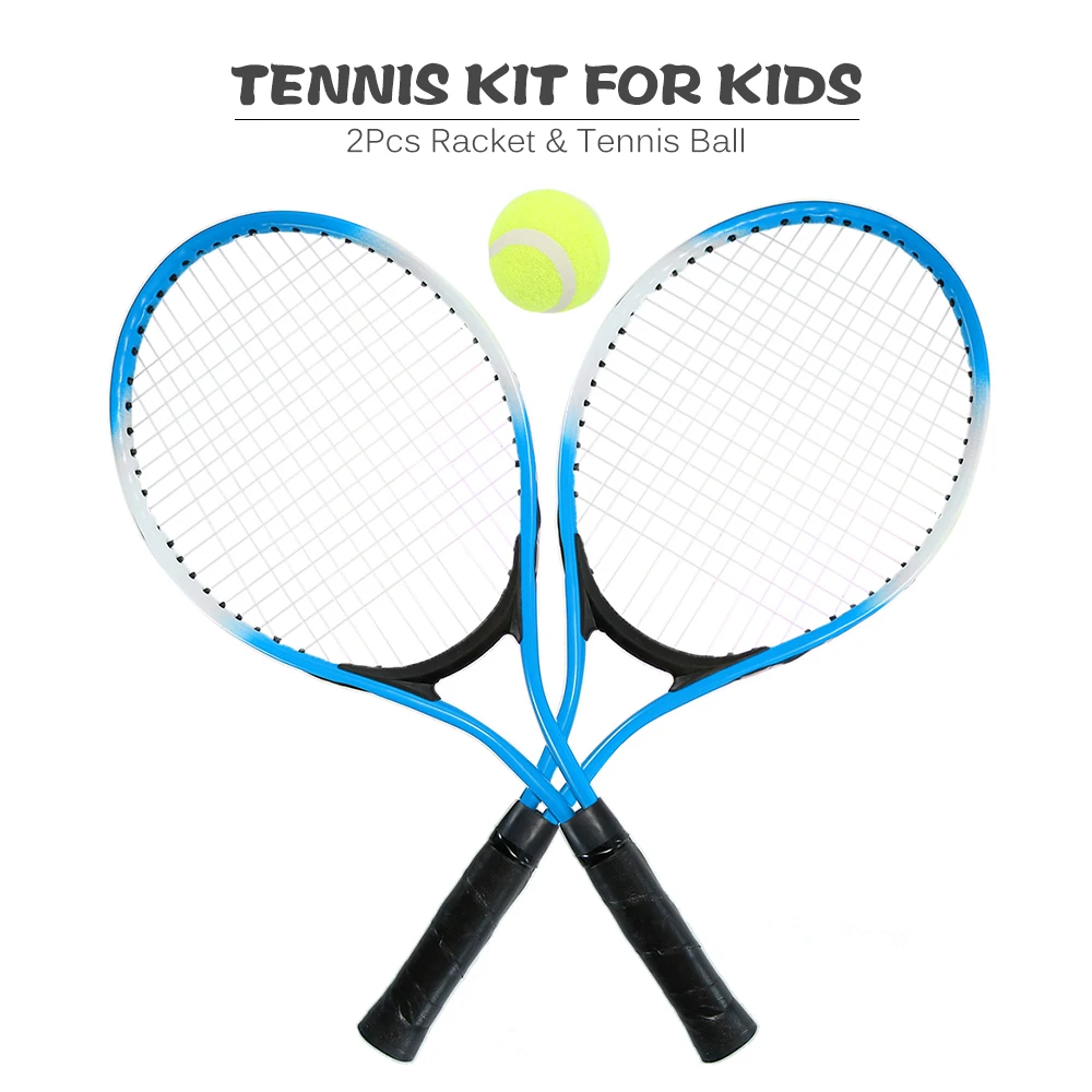 Набор из 2 ракеток для тенниса подростков тренировочная ракетка углеродного
