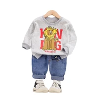 new autumn baby boys clothes fashion children girl cartoon t shirt pants 2pcssets spring toddler casual costume kids tracksuits