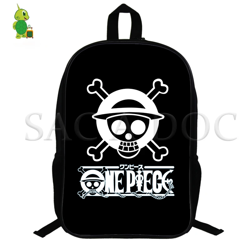Аниме one piece D. luffy рюкзак для мальчиков и девочек Mochila школьные сумки для подростков 14,5 дюймов Рюкзак на заказ дорожные сумки - Цвет: 14