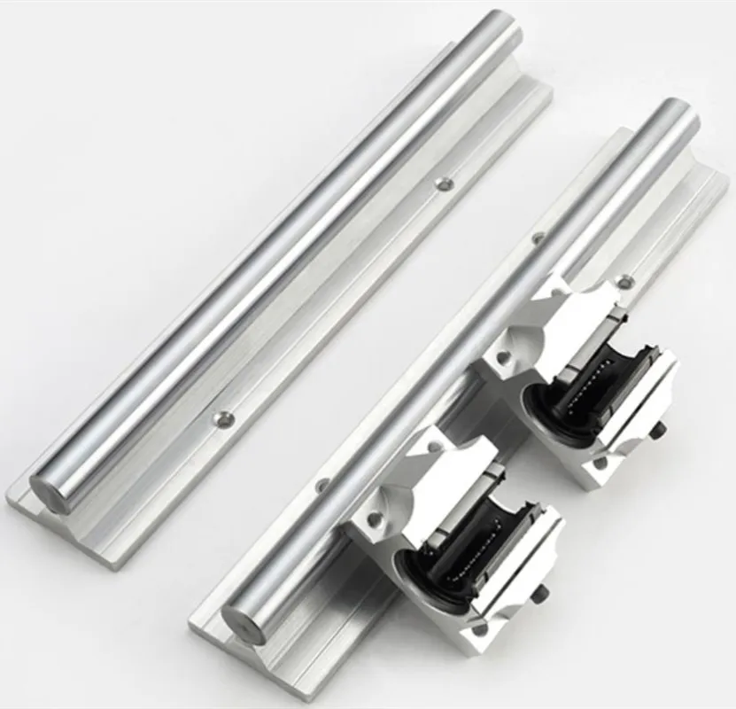 2pcsTBR16/20/TBR25/30-900mm-3000mm + 4pcs TBR16/20/25/30LUU linear ball bearing support block CNC router for 3D printer parts |