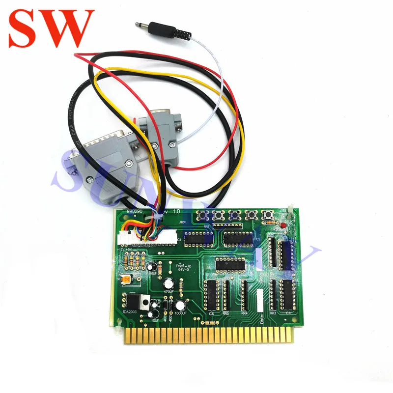 1 шт. аркадная игра ПК в jamma Конвертер доска ПК 2 Jamma компьютер в аркаду компьютерная игровая клавиатура в аркадный конвертер для джойстика