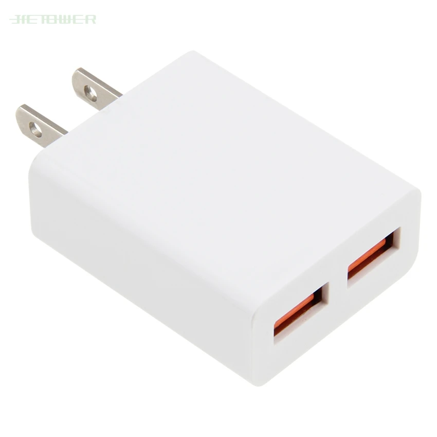 

Зарядное устройство с двумя USB-портами, 5 В, 2,1 А, 50 шт./лот