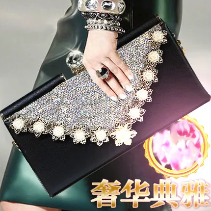 

Diamond-Set Handbag Bag Fashion Bride Clutch Bag Fashion Leather Dress Bag Banquet Bag Evening Bag purses and handbags
