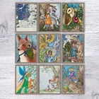 Постеры и принты с изображением сказок, девушка, друзья, Картина на холсте настенные картины для детской комнаты для гостиной, домашний декор, без рамки