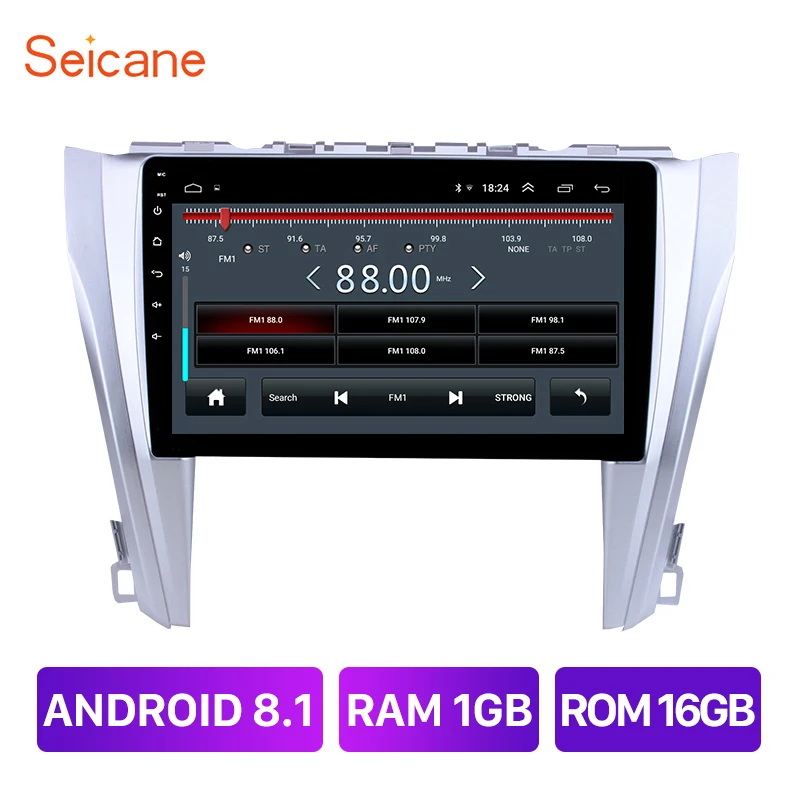 Seicane Автомобильный навигатор GPS Android 8 1 HD Авто Радио Мультимедийный DVD видео плеер