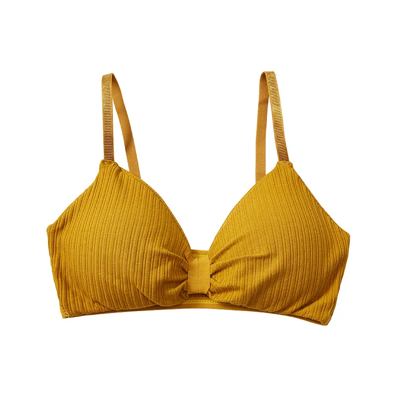 

new fashion style wireless sexy gather chest sexy push up bra sweet girl sexy bras for women lingerie top cotton breathable lady