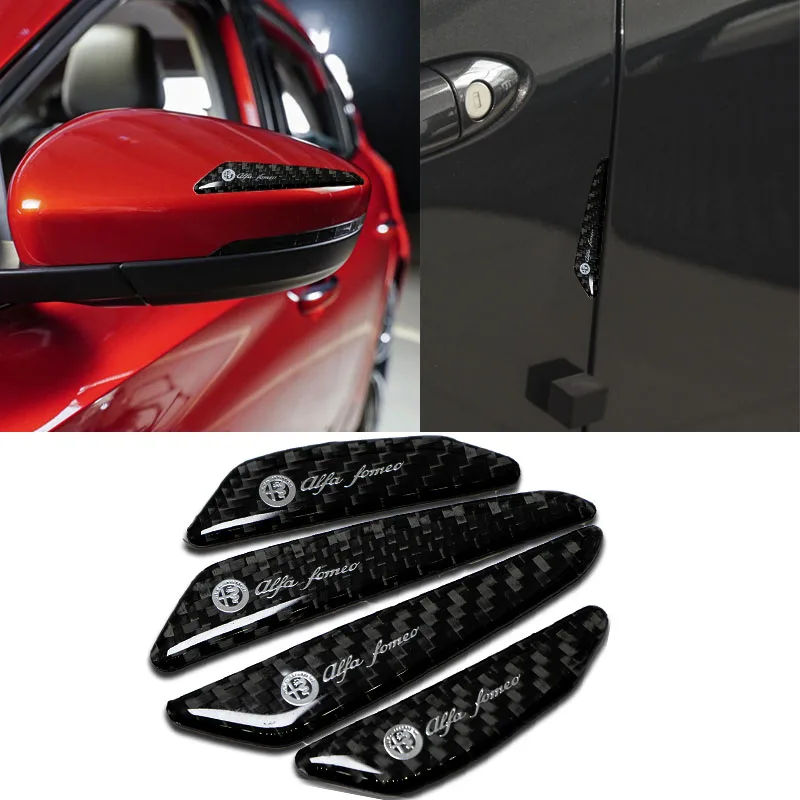 

Car Door Scratch Protector Anti-collision Strip Trim Stickers for Alfa Romeo Giulia Giulietta159 156 MITO Stelvio147 Sportiva Et