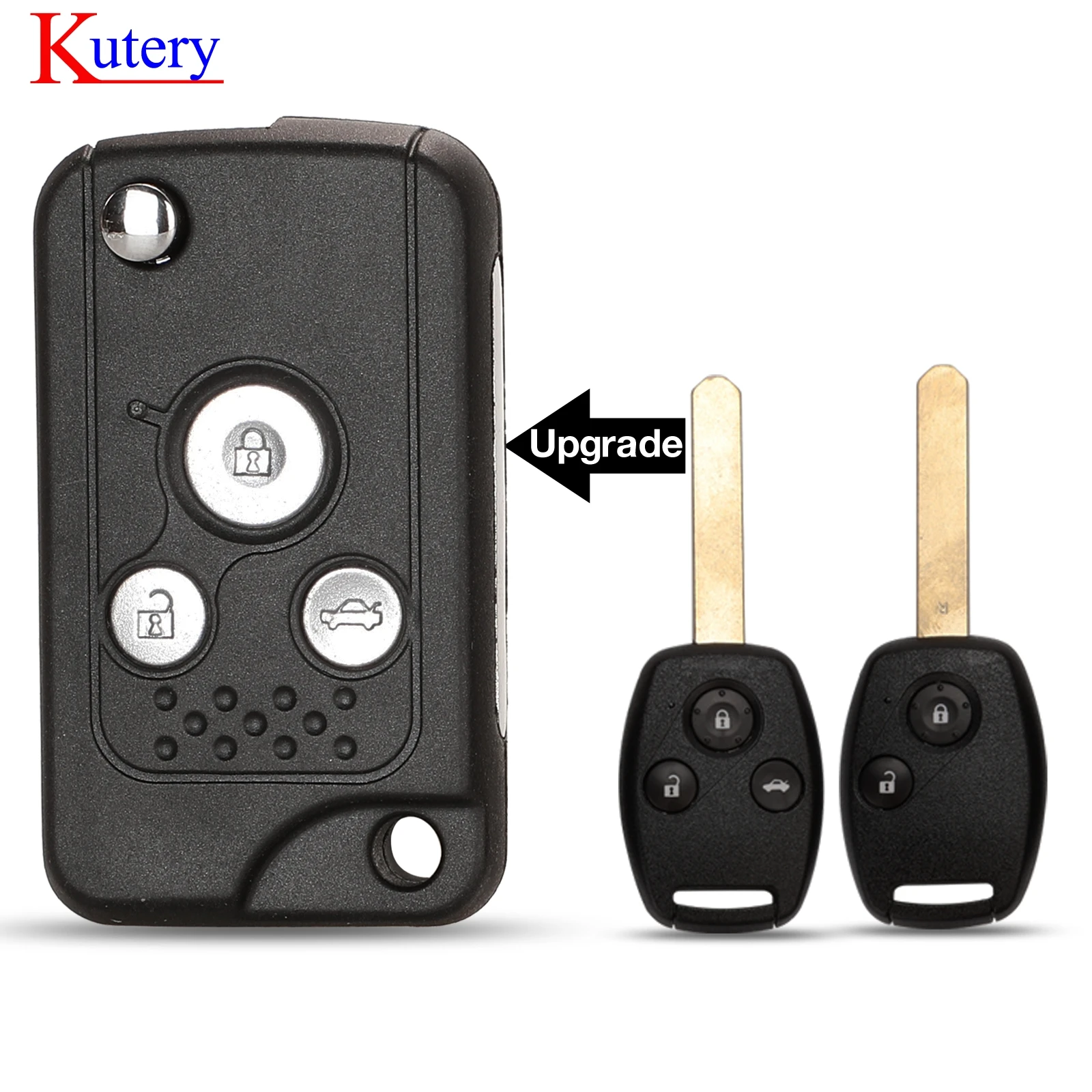 Kutery обновление модифицированные 2/3 кнопки дистанционный ключ для автомобиля с
