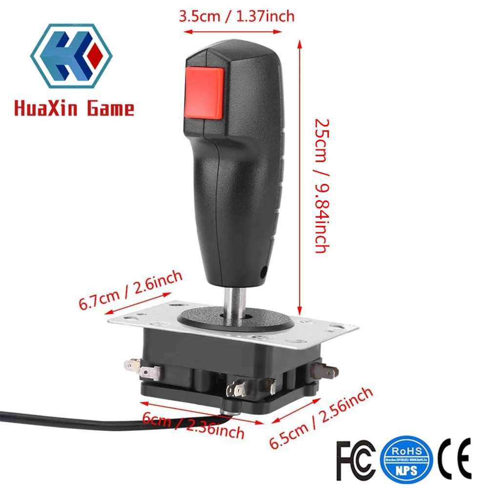 2 шт 8-полосный джойстик для полетов с пусковым устройством и верхней кнопкой огня