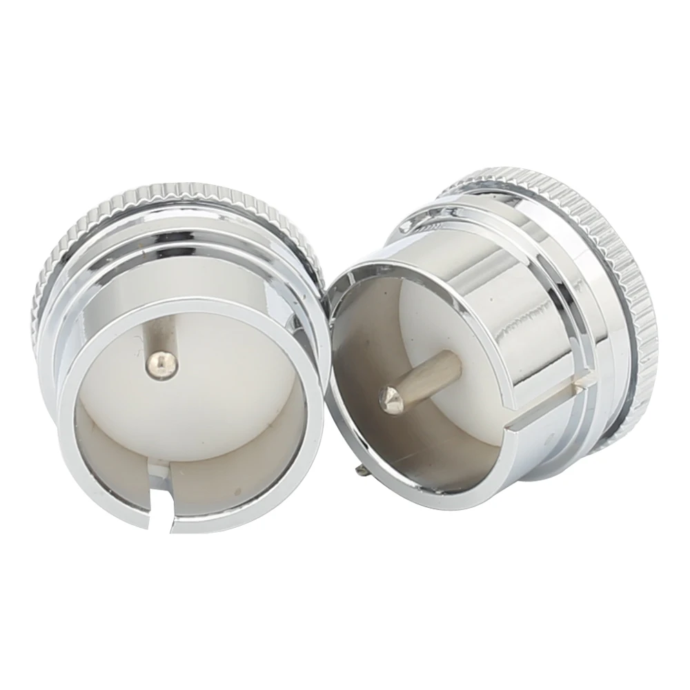 Высокое качество Hifi аудио RCA разъем медные крышки шумовые заглушки хромированный