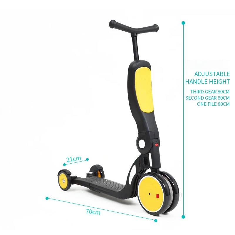 5 In 1 Baby Scooter Multi-function Balance Car Yo-yo Slide Trike People Can Sit Kids Tricycle Bike Andadera Para Bebe | Мать и ребенок