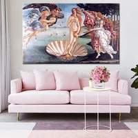 famous painting botticellis birth of venus classic poster print on canvas wall art painting for living room home decor