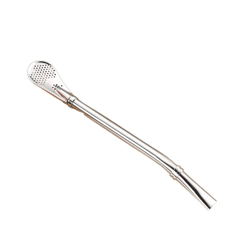

Stainless Steel Drinking Straw Spoon Tea Filter Tea Straws Tea Infuser Strainer Reusable Teaware Tools Kitchen Bar Accessories