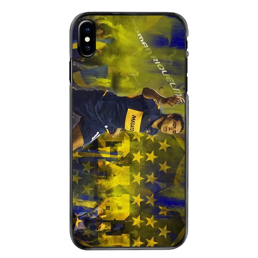 Case Cover For iPhone 4 4S 5 5S 5C SE 6 6S 7 8 Plus X XR XS Max iPod Touch Argentina boca juniors Club Football Stars Logo |