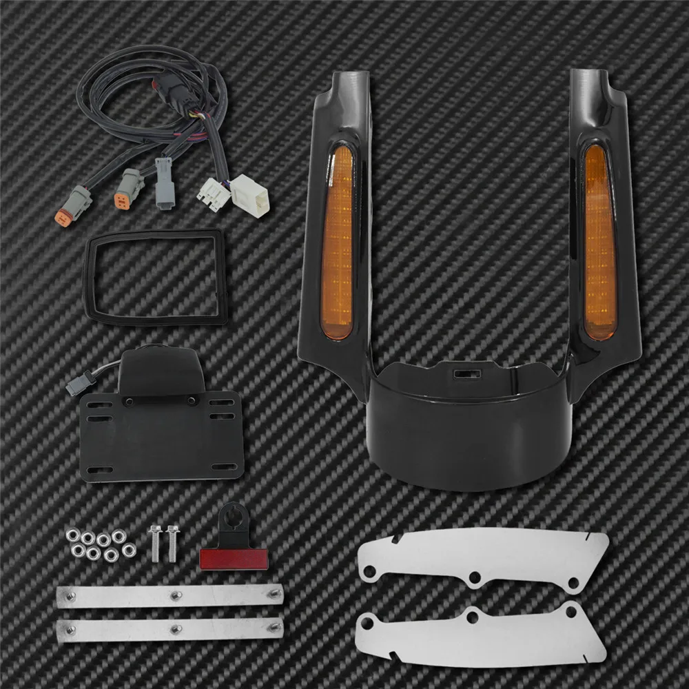 Удлинитель для заднего крыла мотоцикла светодиодный фсветильник поворота Harley