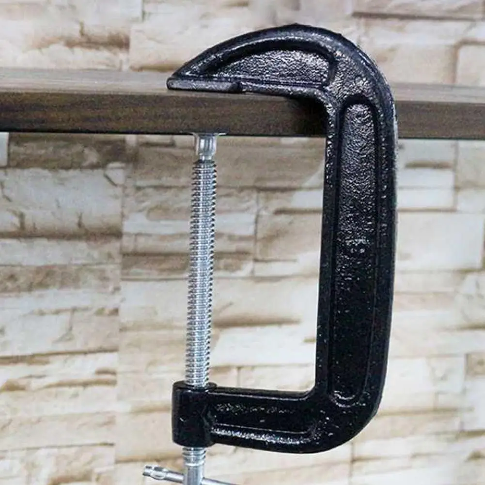 

G Type Cast Iron Clamp Fixing Clip Heavy Duty Grip Holder Clamp Vise Miter T-track Backing Fixture For Workbench DIY Accessories