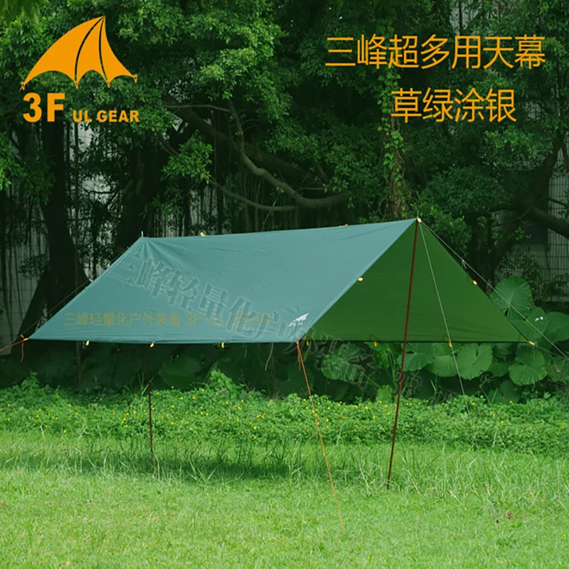 3F UL Gear Водонепроницаемый Сверхлегкий тент для защиты от солнца палатка кемпинга