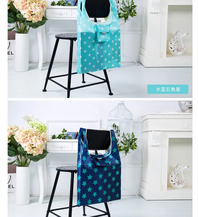 Распродажа Модная Портативная женская сумка для покупок креативный принт ткань