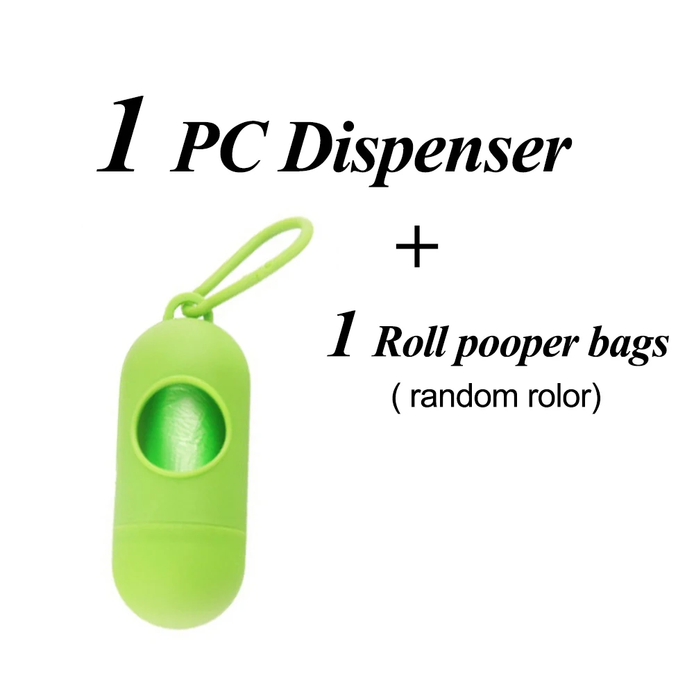 Корм для питомцев, Собаки Сумки Pooper Сумка-переноска для собак, для улицы аксессуары Портативный корма мешки для мусора для собак, товары для животных, кошек Pooper для питомцев - Цвет: green-pr0008