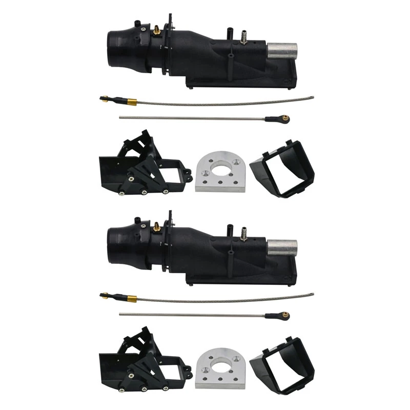 

2X 540 Motor Spray Thruster Water Turbo Power Servo Jet for RC Boat Accessories Style 1