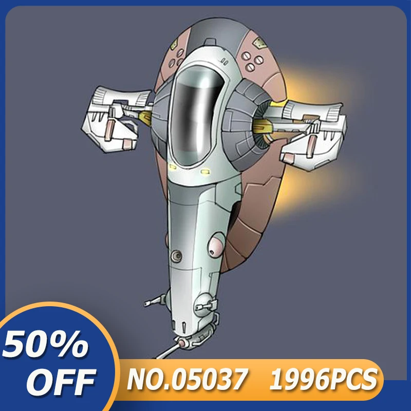 Новинка LepinBlocks 05037 UCS Slave 1 совместим с 75060 блоками кирпичи развивающая игрушка