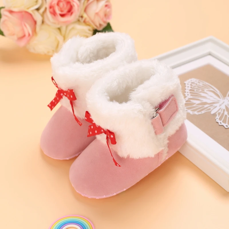 Теплые ботинки VALEN SINA для новорожденных зимняя обувь первых шагов маленьких