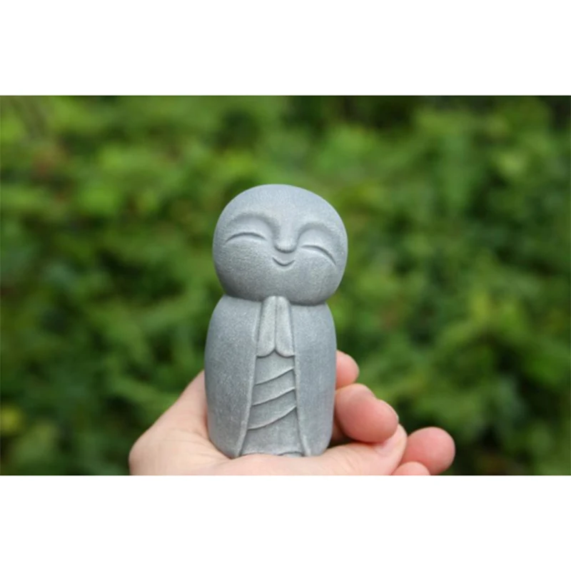 

Новинка, статуя Jizo, идеальный Маленький Будда Jizo для вашего дома или сада, наружное украшение, Прямая поставка