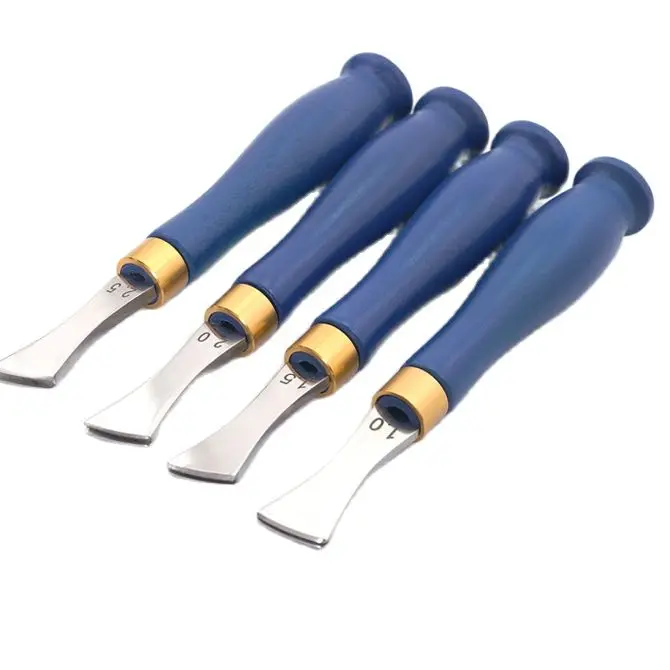 1pcs Leather Craft Tools Line Indentation Implement DIY Handmade Edge Cutter Shallow Round Solid Wood Blank Holder | Дом и сад