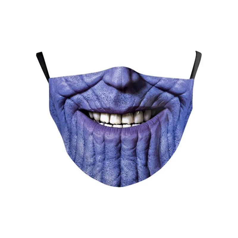 Супергерой маска для лица унисекс дети Сменные pm2.5 печатные многоразовые