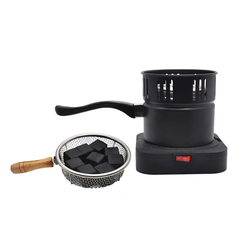 

Portable Electric Single Burner Stove with Iron Spoon Mini Hotplate Furnace Home D0JE