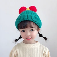 popodion 2020 korean version of cute princess autumn and winter hats for boys and girls baby hats chd20356