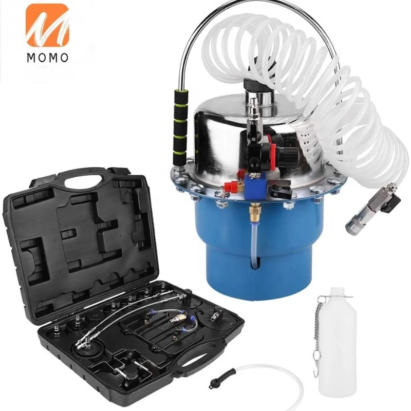 

Portable Pneumatic Pressure Bleeder Kit Brake Oil and Fluid Extractor Bleeder Tool