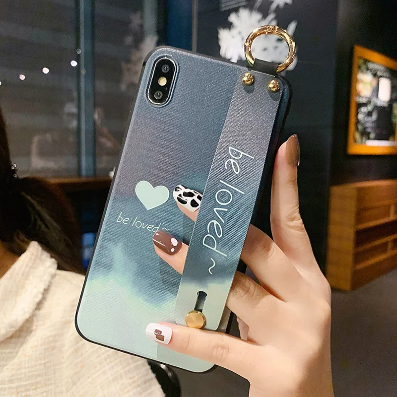 Pretty phone holder case for Samsung galaxy S10 S20 plus S21 note10 NOTE 20 ultra S22 Pro Ultra A70 A71 A52 A72 S8 S9 PLUS cover | Мобильные