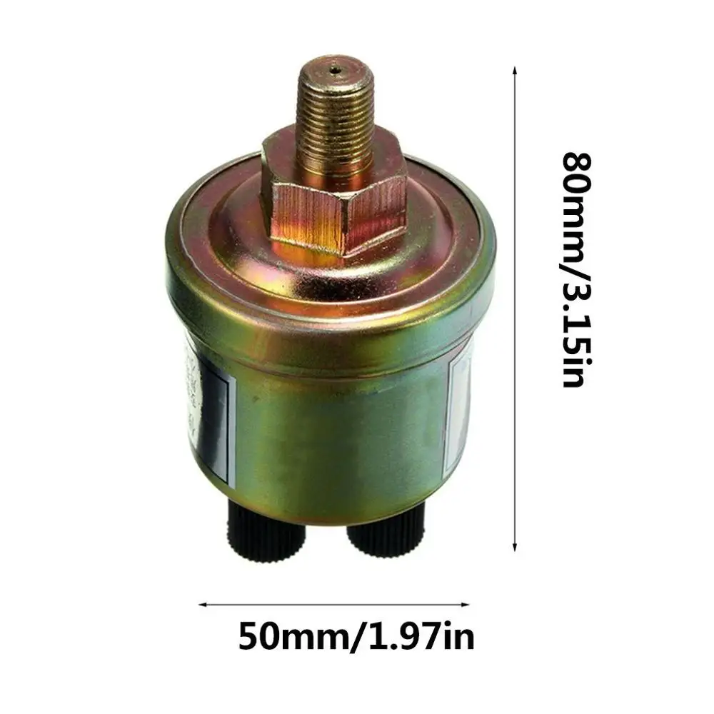 Engine Oil Pressure Sensor Gauge Sender Switch Sending Unit 1/8 NPT 80x50mm Car Accessories |