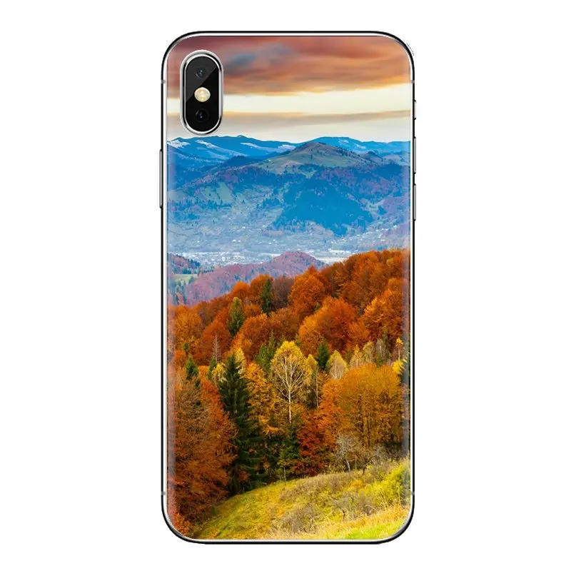 Transparent Soft Shell Covers For Xiaomi Redmi 4 3 3S Pro Mi3 Mi4 Mi4i Mi4C Mi5 Mi5S Mi Max Note 2 Autumns |